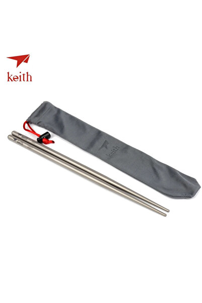 Choice أعواد طعام دائرية من التيتانيوم Ti5620 Keith، أدوات مائدة للسفر والتخي...