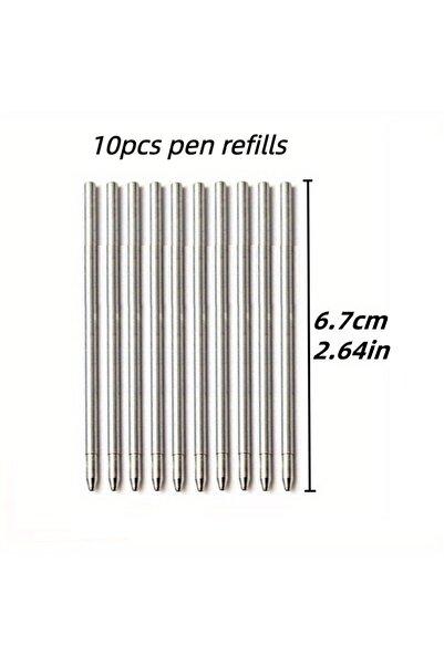 Choice 10pcs pen refills EDC Mini Brass Spiral Signature Pen Tactical Pen Rep...