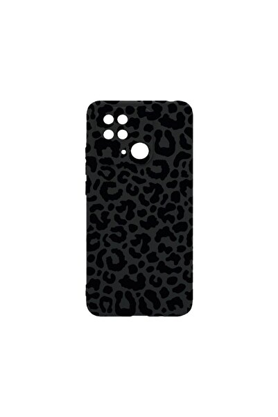 bestcase Тънък силиконов калъф 0.8ММ, съвместим с Xiaomi Redmi 10C, Леопардов...