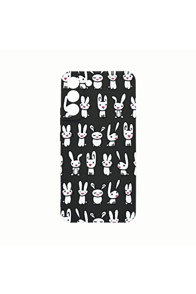 bestcase Θήκη Σιλικόνης, Συμβατή με Samsung Galaxy S21, Σχέδιο Κουνέλια, Ανθε...