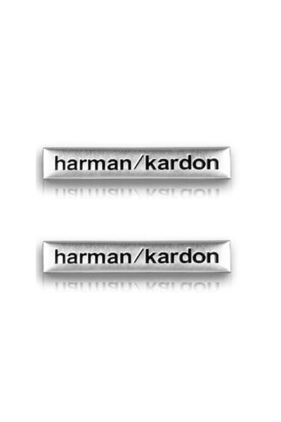 Choice ملصقات سيارات ثلاثية الأبعاد من الألومنيوم بشعار JBL HM-da-2pcs Harman...