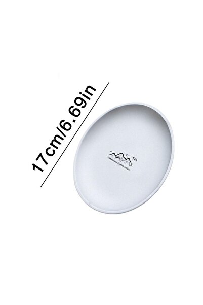 Choice3 17cm Titanium Camping Plate Lightweight Camping Plate For Barbecue Ho...