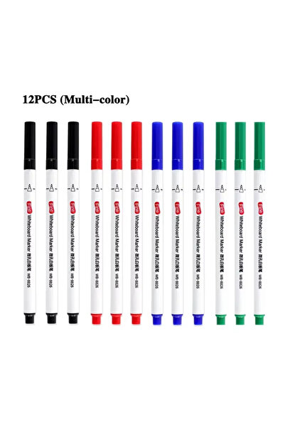 Choice 12 mixed C 4/12pcs 0.5mm Magnetic Dry Erase Markers Whiteboard Marker ...