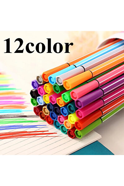 choice2 12 color Fancy 12/18/24/36 Colors Washable Colored Pen Painting Marke...