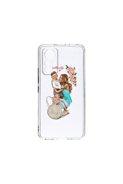 bestcase Διαφανής Θήκη Σιλικόνης 2MM, Συμβατή με Xiaomi 13 Lite, Σχέδιο  "Mom...