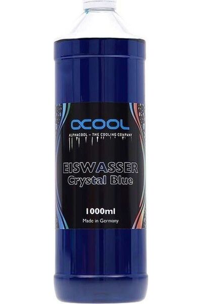 Alphacool Eiswasser Crystal Blue, 1000ml Amestec gata preparat - albastru