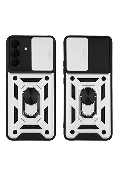 Sonique Θήκη Ring Armor CamPro για Samsung Galaxy A57 5G Ασημί