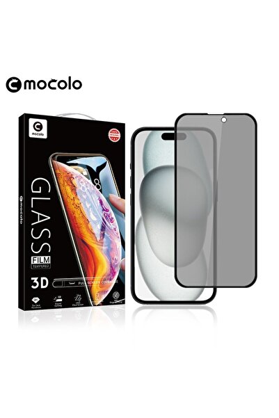 Mocolo Full Glue Privacy Tempered Glass Apple iPhone 15 Plus Μαύρο