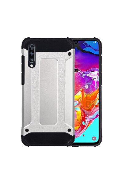 Sonique Θήκη Heavy Armor Samsung Galaxy A70/A70s Ασημί