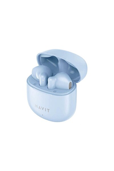 Havit Ακουστικά Bluetooth TW976 με Θήκη Φόρτισης Μπλέ