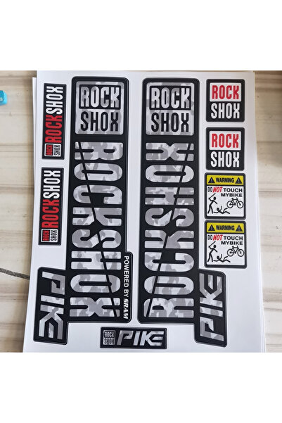 Choice1 camouflage1set 1set SRAM Pike MTB Fork Stickers Waterproof Color Chan...