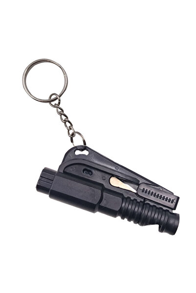 Choice Black 1pc Mini Safety Hammer Keychain Escape Car Life-saving Escape Ha...