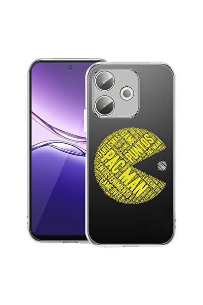 bestcase ¬Æ Husa Clear Silicon pentru OPPO A5 Pro 5G, Calligraphy PacMan, 204...