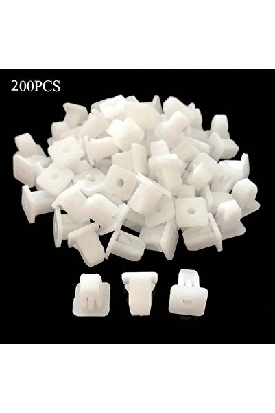Choice3 200pcs 20/50/200pcs white square fasteners for car, rivet retainer cl...