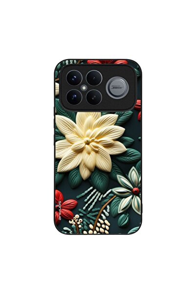 Sonique Θήκη 3D Flower Series για Xiaomi Poco F8 Ultra 5G Πράσινο