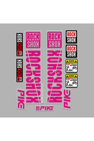 Choice12 Style M Bicycle Front Fork Sticker Mountain Bike Modified Graffiti A...