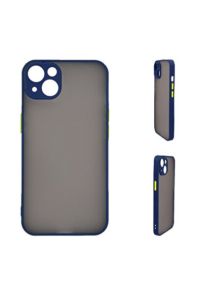 Sonique Θήκη Σιλικόνης Color Button Bumper Apple iPhone 15 Plus Μπλέ