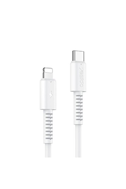 Yesido Καλώδιο CA153 Type-C σε Lightning 20W 1m Λευκό