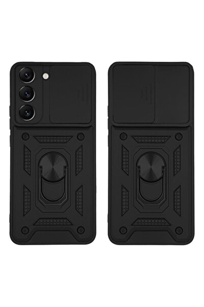 Sonique Θήκη Ring Armor CamPro για Samsung Galaxy S22 Μαύρο