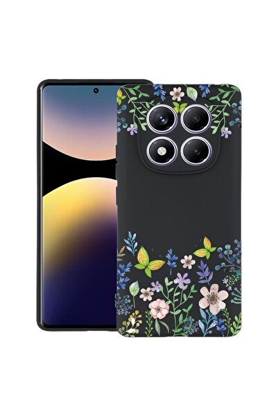 bestcase Husă pentru Xiaomi Redmi Note 15 Pro 5G cu design fluturi și flori, ...