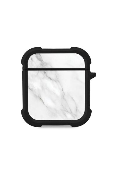Sonique Θήκη Σιλικόνης Marble Series για AirPods 1/2 Λευκό