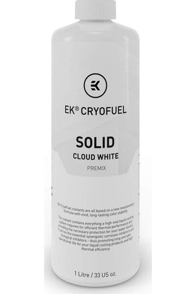 EK Water Blocks EK-CryoFuel Solid Cloud White (Premix 1000mL) (greutate, 1 Li...