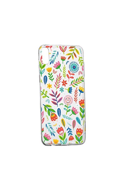 bestcase Husa Silicon Compatibila cu Xiaomi Redmi 9AT, Happy Flowers, reziste...