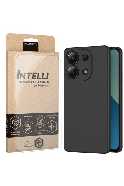 bestcase Intelli¬Æ Set Husa si 2x Folie sticla pentru Xiaomi Redmi Note 13 Pr...