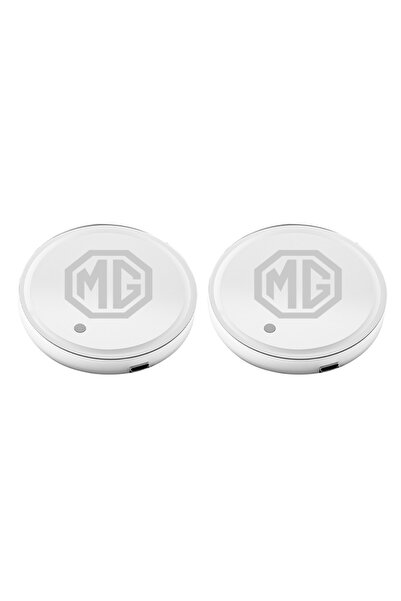 Choice 2Pcs For MG 2Pcs Car LED Cup Holder Coaster Colorful Light Up Cup Mat ...