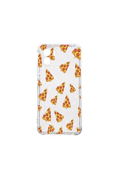bestcase Противоударен калъф 1.5ММ, съвместим с Xiaomi Redmi A2, Пица, Устойч...