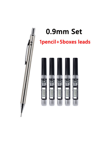 Choice1 6pcs set 0.9mm 6pcs/set Creative 0.5 0.7 0.9 2.0mm Metal Automatic Pe...