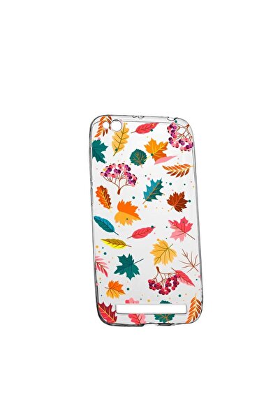 bestcase Husa Silicon, Transparent, Slim, Frunze, 99, Xiaomi Redmi 5A