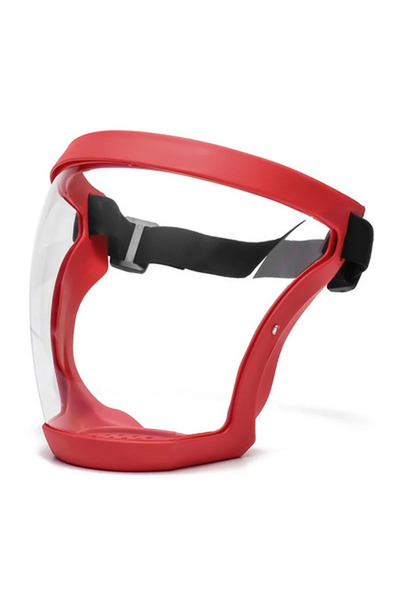 Choice Red Full Face Protection Anti Droplet Mask Anti Fog Anti Splash Head W...