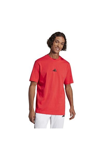 adidas Tricou bărbătesc cu mânecă scurtă: Tricou esențial cu logo mic, mărimea M