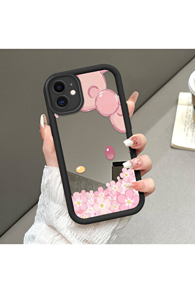 CASEVIBE iPhone 11 Uyumlu Sevimli kedi desenli, aynalı silikon düşme korumalı...