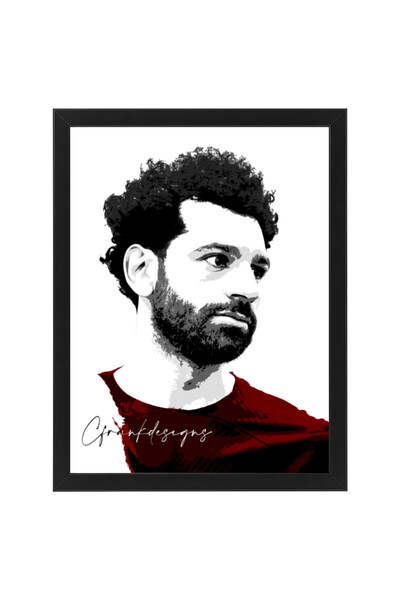 Boomah Accessories ملصق محمد صلاح مصر ليفربول مع إطار