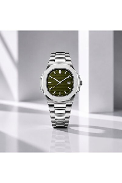 Eylemboutique Men's Steel Strap - Calendar - Stylish Design Wristwatch - Eşre...