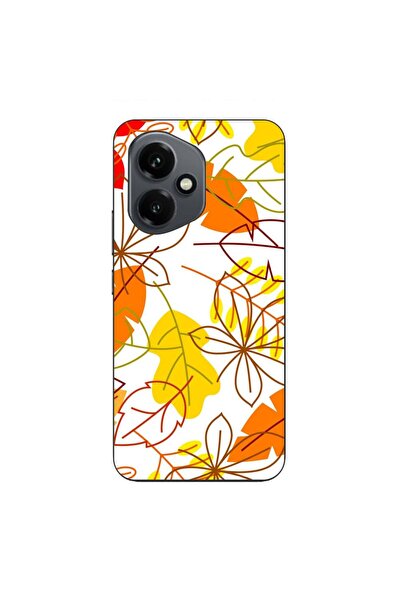 OEM Case compatible with Honor 400 Silicone Gel Tpu Pattern Autumn Vivid Leaves