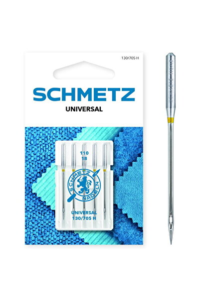 SCHMETZ Set 5 ace de cusut universale, finete 110, 130/705 H VFS