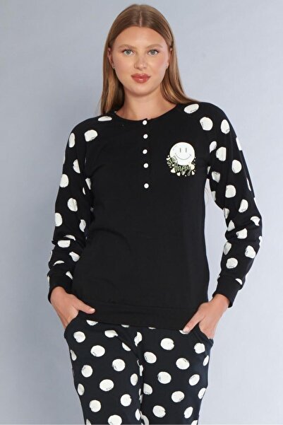 DOWRY Women's Cotton Long Sleeve Pajama Set 09-272