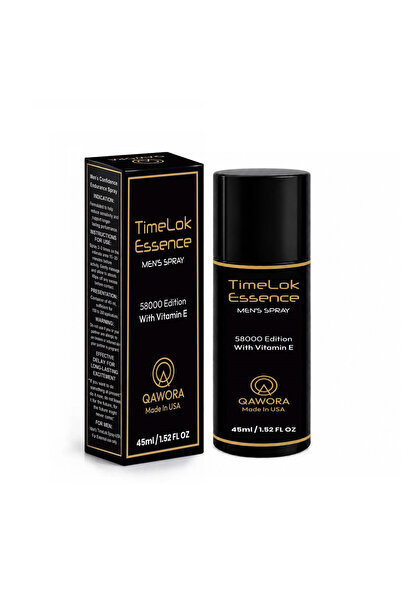 QAWORA Timelok Spray for Men - 45ml | USA Formula Delay Spray | Natural Herba...