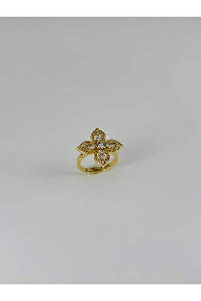 Twin Store Adjustable Zircon Stone Brass Bijouterie Ring - Yz0178-1