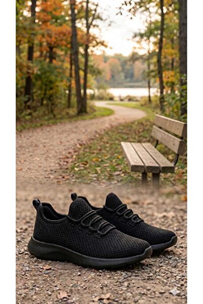 madam gold Women's Men's Unisex Black Sneaker Daily Mesh Sports Shoes 1