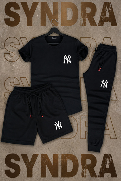 Syndra Ny Printed 3-Piece Tracksuit Set