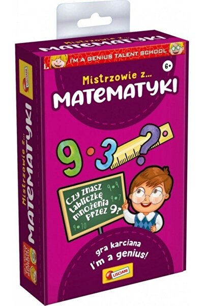 Lisciani Sunt un geniu! Școala de Talente Masters în Matematică - Joc de Cărț...
