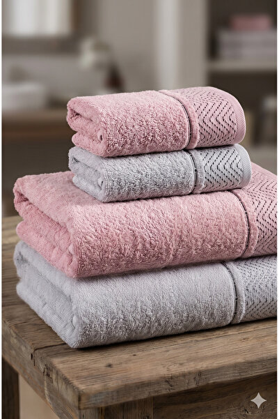 Özdilek Nev Brand Liwt Towel Set 4 Pieces (Nev Is a Brand Belonging to the Öz...
