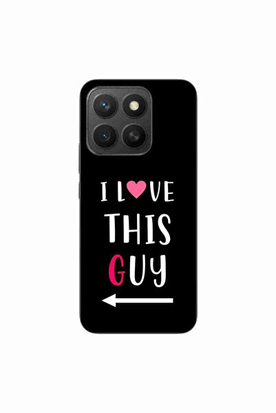 OEM Husa compatibila cu Honor X8c Silicon Gel Tpu Model Cupluri I love This Guy