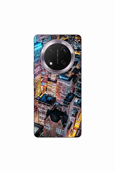 OEM Husa compatibila cu Honor Magic7 Lite Silicon Gel Tpu Model Night City