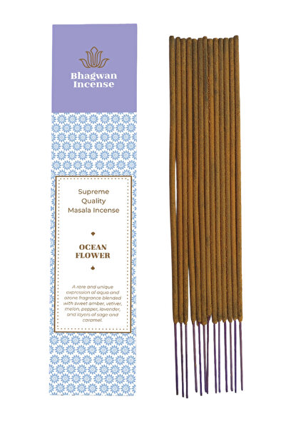 Bhagwan Incense Floare de Ocean - bețișoare parfumate masala naturale premium...