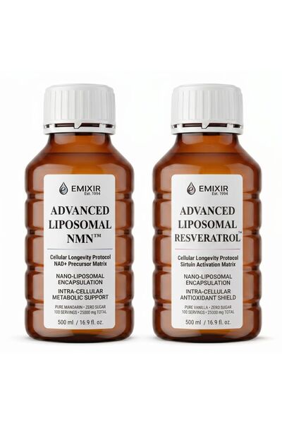 Emixir NMN + Liposomal Resveratrol 50,000mg 1000ml Protocol